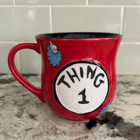 Dr. Seuss Thing 1 Mug Universal Studios - Picture 1 of 7